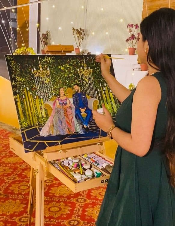Live Wedding Paintings